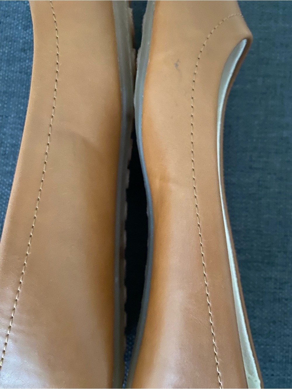 Women’s Brown Danskin Flats Ballerina Slip On Shoes Size 9 - Picture 6 of 8
